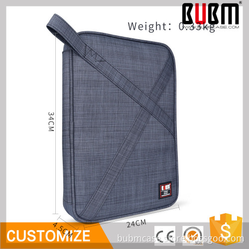 Customized BUBM waterproof nylon fancy slim laptop bag women